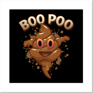 Boo Poo Halloween Ghost Poo Costume Posters and Art